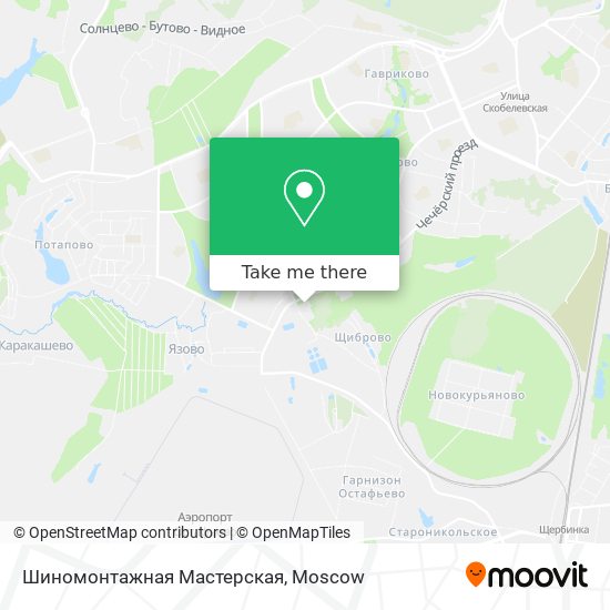 Шиномонтажная Мастерская map