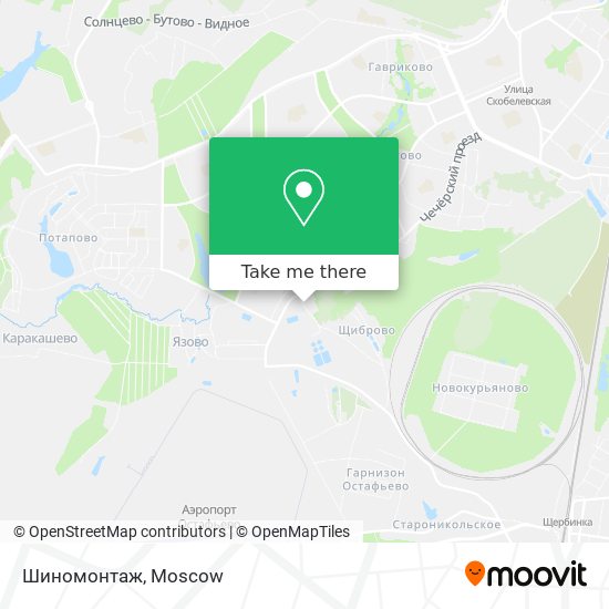 Шиномонтаж map