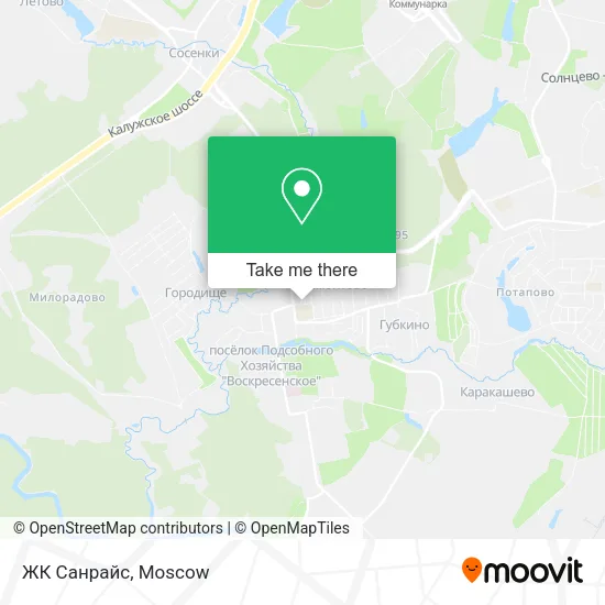 ЖК Санрайс map