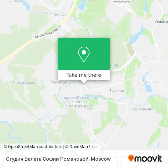 Студия Балета Софии Романовой map
