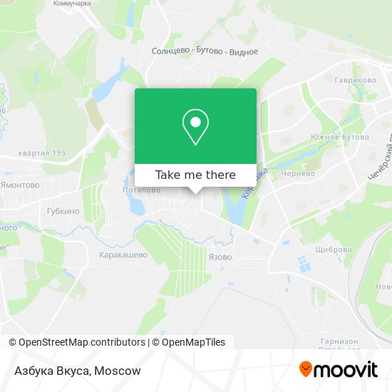 Азбука Вкуса map