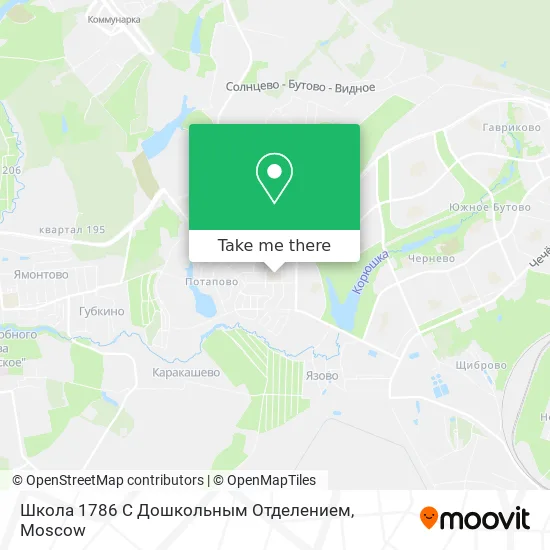 Школа 1786 С Дошкольным Отделением map