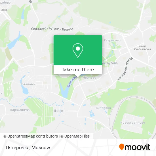 Пятёрочка map