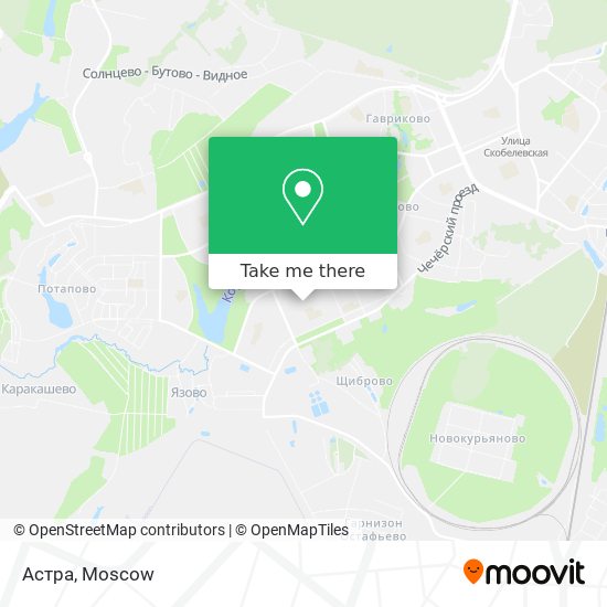 Астра map