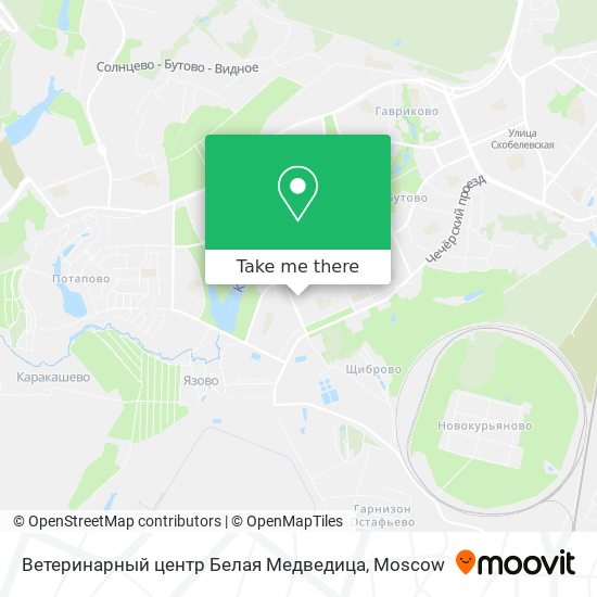 Ветеринарный центр Белая Медведица map