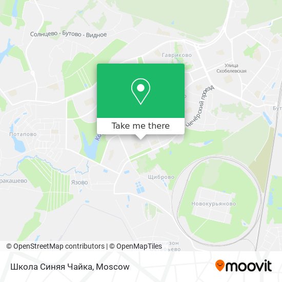 Школа Синяя Чайка map