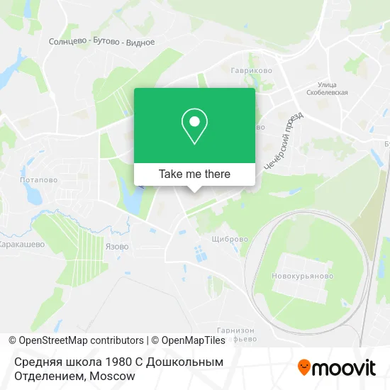 Средняя школа 1980 С Дошкольным Отделением map