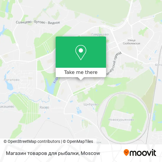 Магазин товаров для рыбалки map