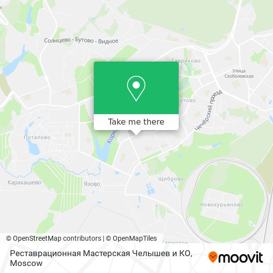 Реставрационная Мастерская Челышев и КО map