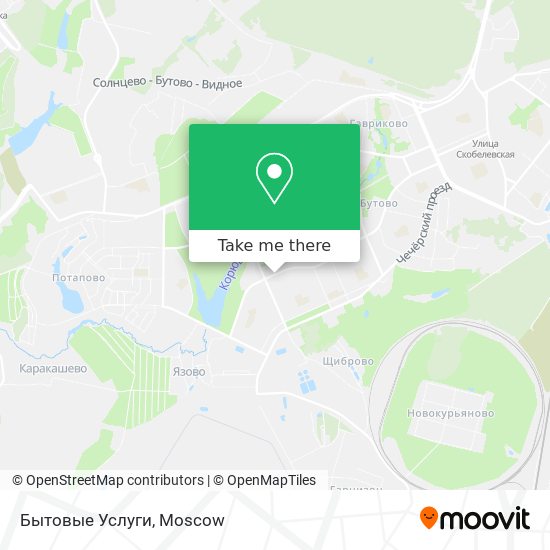 Бытовые Услуги map