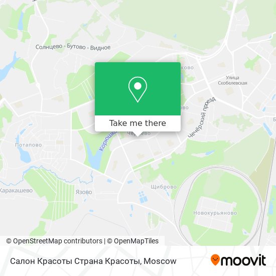 Салон Красоты Страна Красоты map