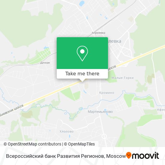 Всероссийский банк Развития Регионов map