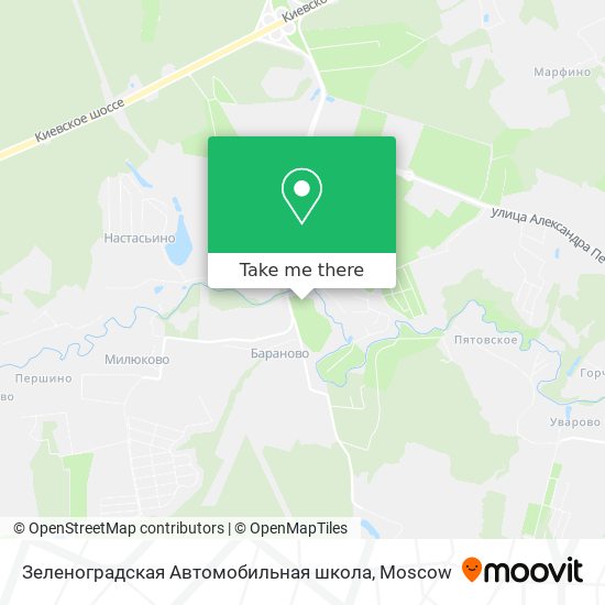 Зеленоградская Автомобильная школа map