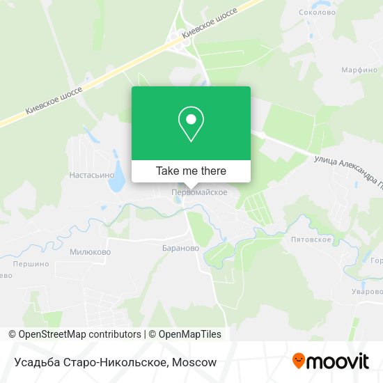 Усадьба Старо-Никольское map