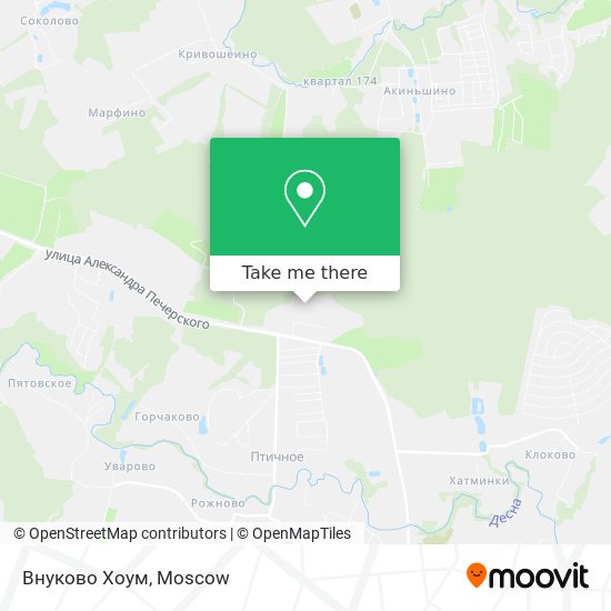 Внуково Хоум map