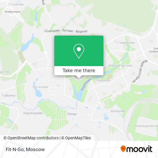 Fit-N-Go map