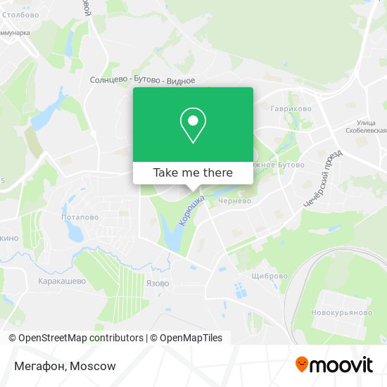 Мегафон map