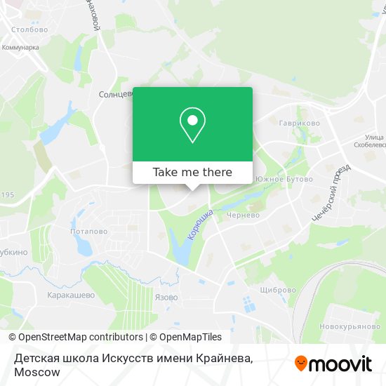 Детская школа Искусств имени Крайнева map