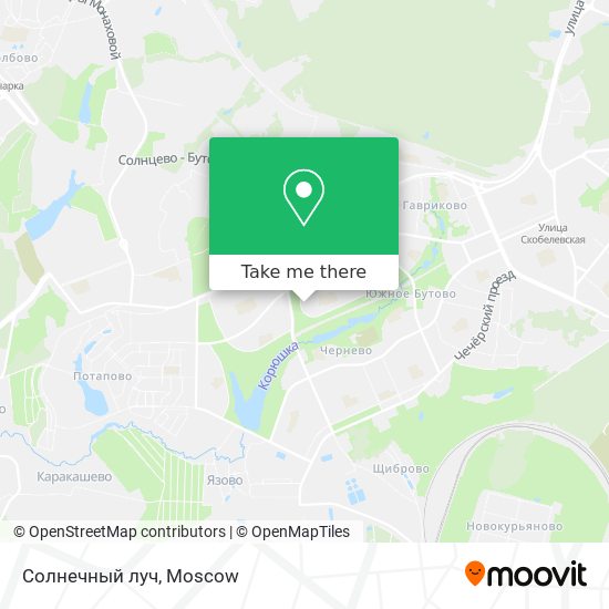 Солнечный луч map
