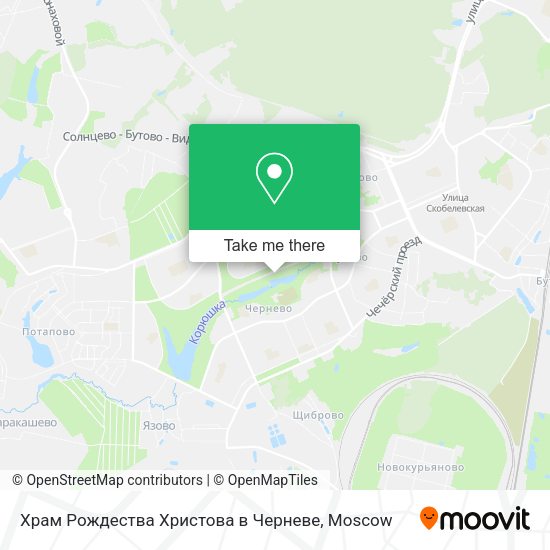 Храм Рождества Христова в Черневе map