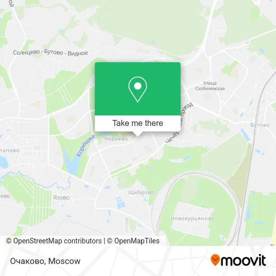 Очаково map
