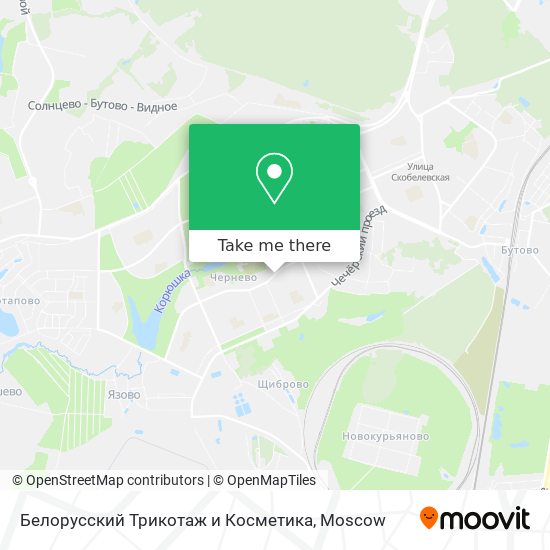 Белорусский Трикотаж и Косметика map