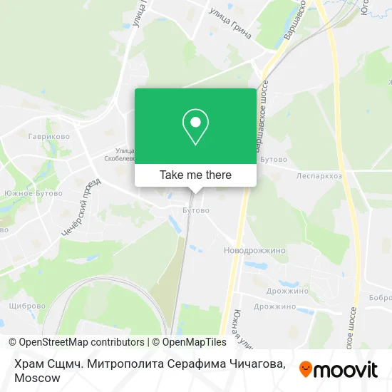 Храм Сщмч. Митрополита Серафима Чичагова map