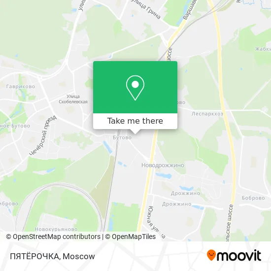 ПЯТЁРОЧКА map