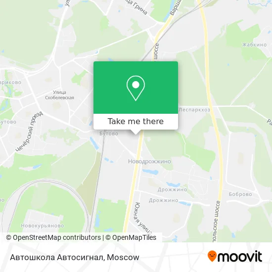 Автошкола Автосигнал map