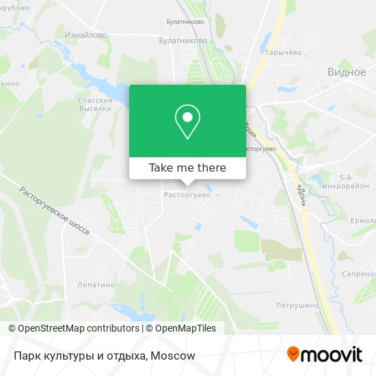 Парк культуры и отдыха map