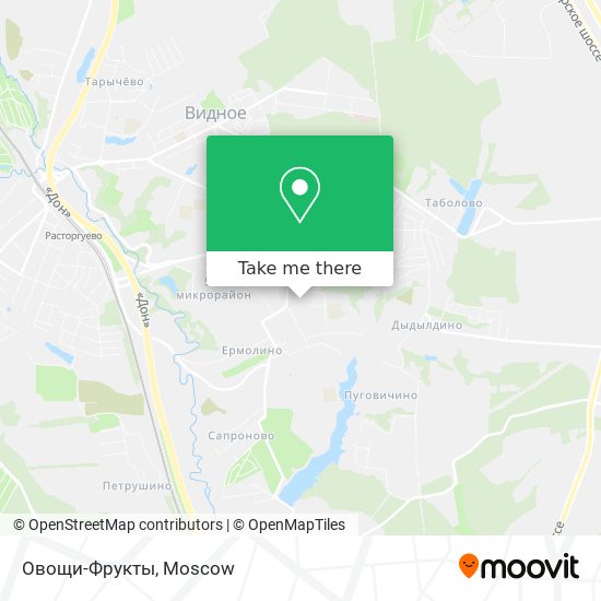 Овощи-Фрукты map