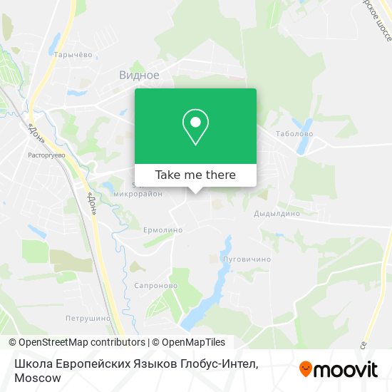 Школа Европейских Языков Глобус-Интел map