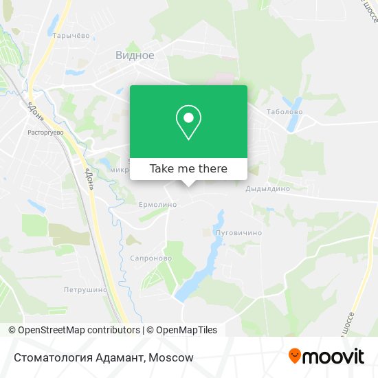 Стоматология Адамант map