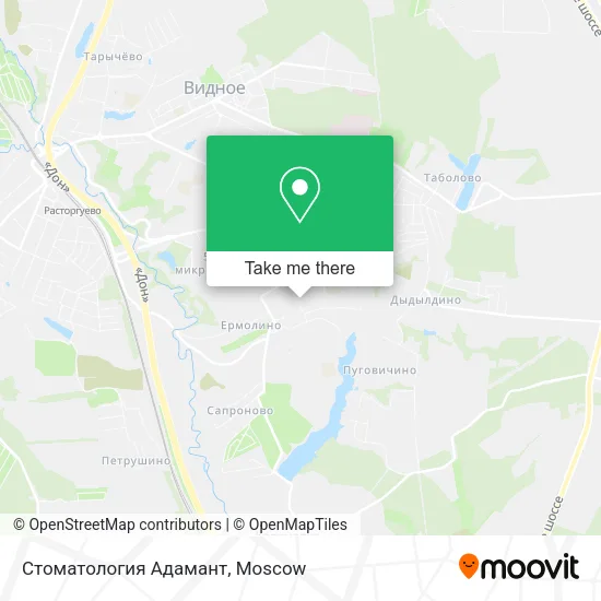 Стоматология Адамант map
