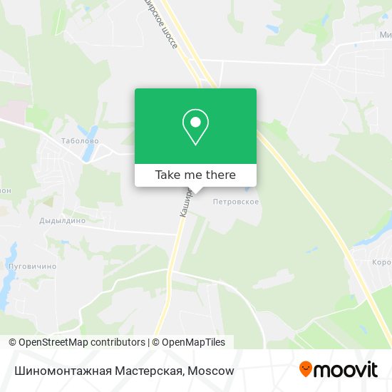 Шиномонтажная Мастерская map