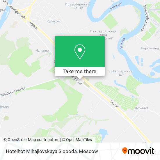 Hotelhot Mihajlovskaya Sloboda map