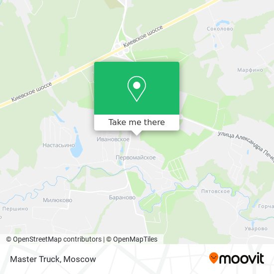Master Truck map