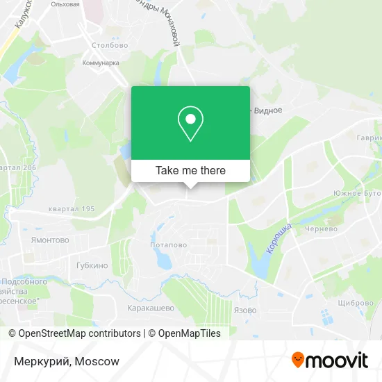 Меркурий map