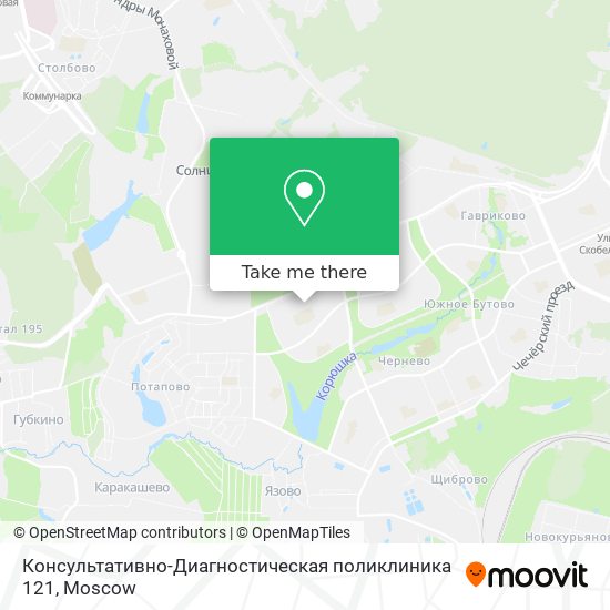 Консультативно-Диагностическая поликлиника 121 map