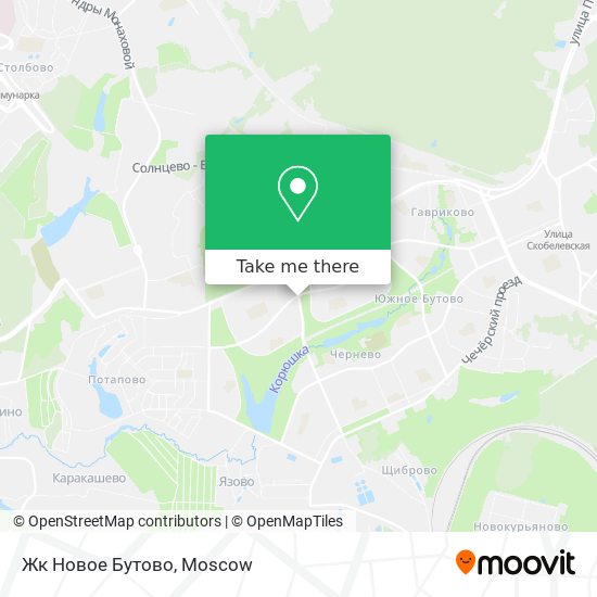 Жк Новое Бутово map