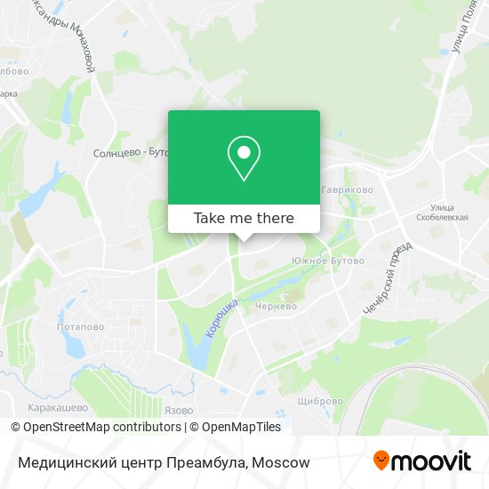 Медицинский центр Преамбула map