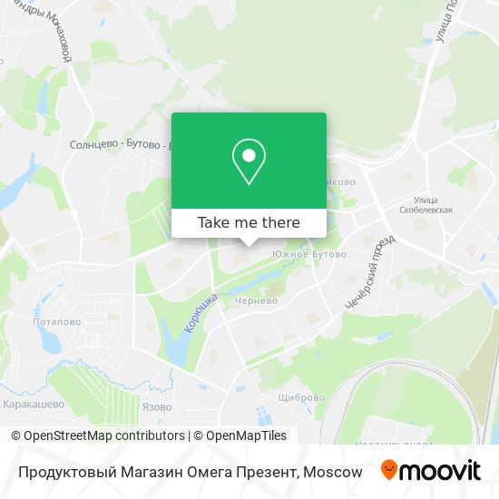 Продуктовый Магазин Омега Презент map