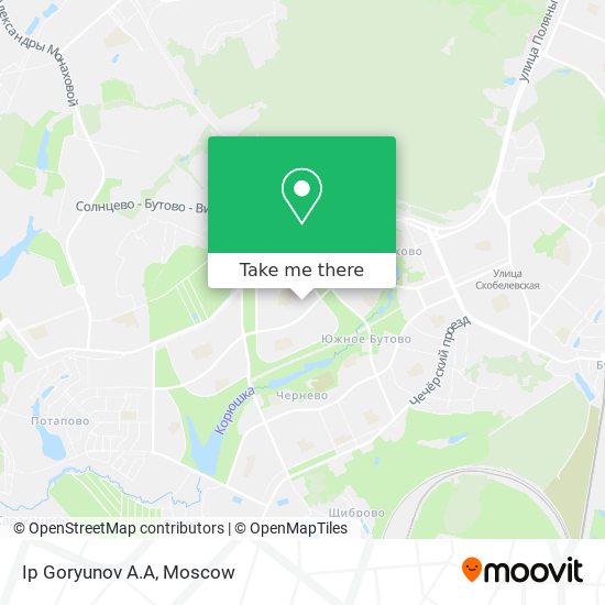 Ip Goryunov A.A map