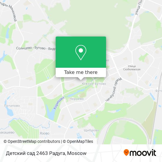 Детский сад 2463 Радуга map