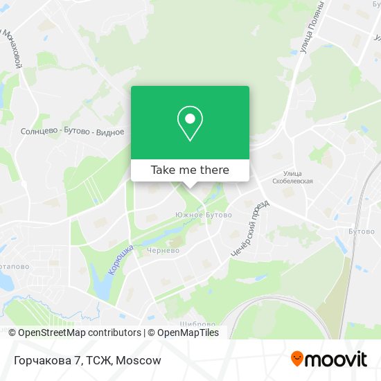Горчакова 7, ТСЖ map