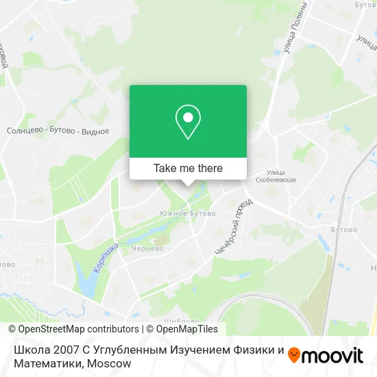 Школа 2007 С Углубленным Изучением Физики и Математики map