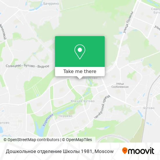 Дошкольное отделение Школы 1981 map