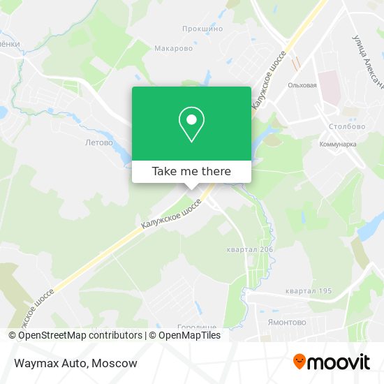 Waymax Auto map
