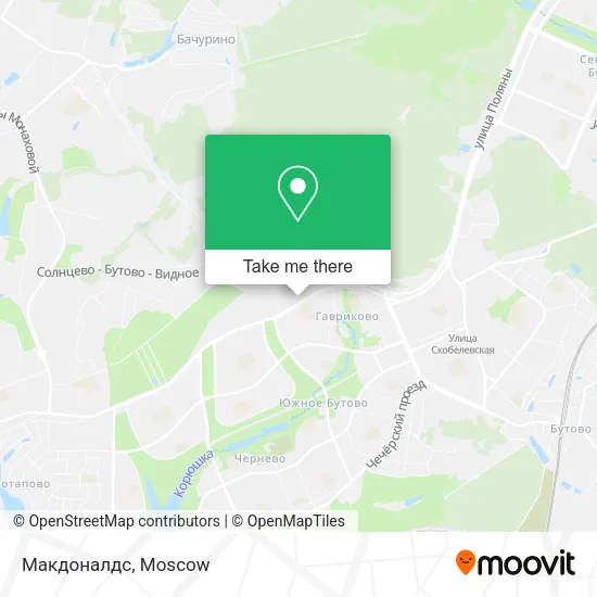 Макдоналдс map