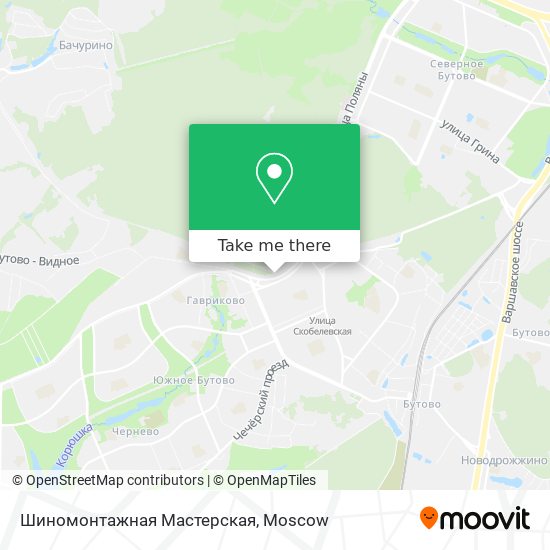 Шиномонтажная Мастерская map